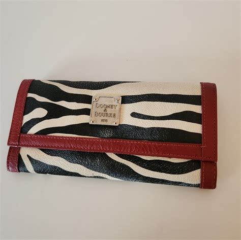 dooney and bourke zebra wallet|dooney and bourke wallet vintage.